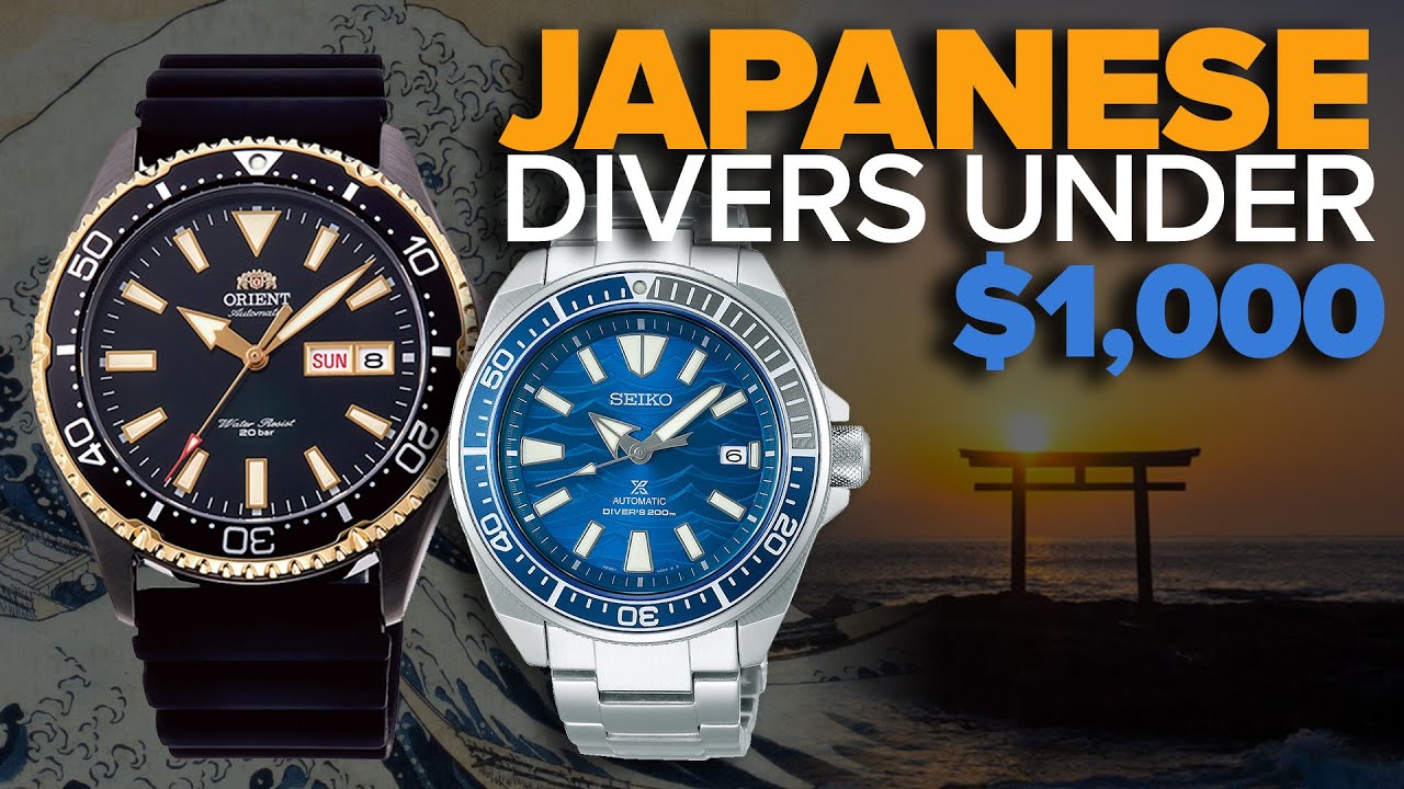Japanese Diver Watches Under $1000 (Orient, Seiko, Citizen, Casio)